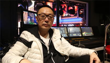 沙晓岚在2017春晚彩排现场