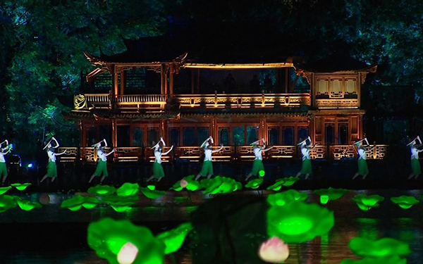 美轮美奂的g20文艺晚会现场图